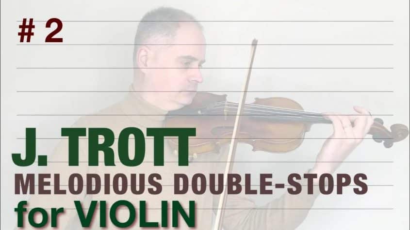 J. Trott Melodious Double-Stops for Violin Book 1, no. 2 by ...